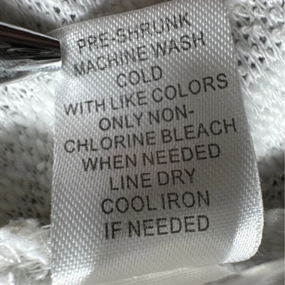 Lulu B Star Print Zip Up Hoodie Beach Cover Up Lightweight Jacket M - Picture 4 of 7